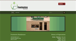 Desktop Screenshot of footnotesbookstore.com
